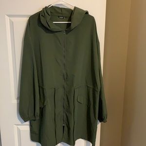 Drawstring Hooded Coat